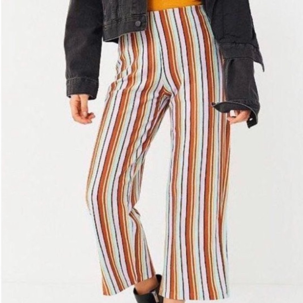 Urban Outfitters Women’s Cropped Stripes Casual Lounge Pant XS 25 0 Petite
